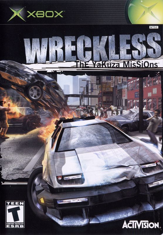 Wreckless: The Yakuza Missions box art for Xbox